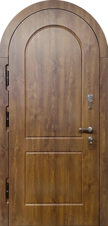 Стальная арочная дверь с терморазрывом и отделкой МДФ